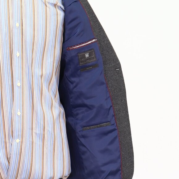 Mark & Spencer 40L Gray HB 2-Button Sport Coat Blazer Jacket P168 - Picture 10 of 11